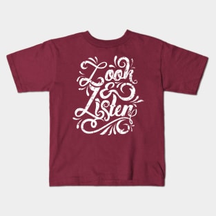 Look & Listen - MFM Kids T-Shirt